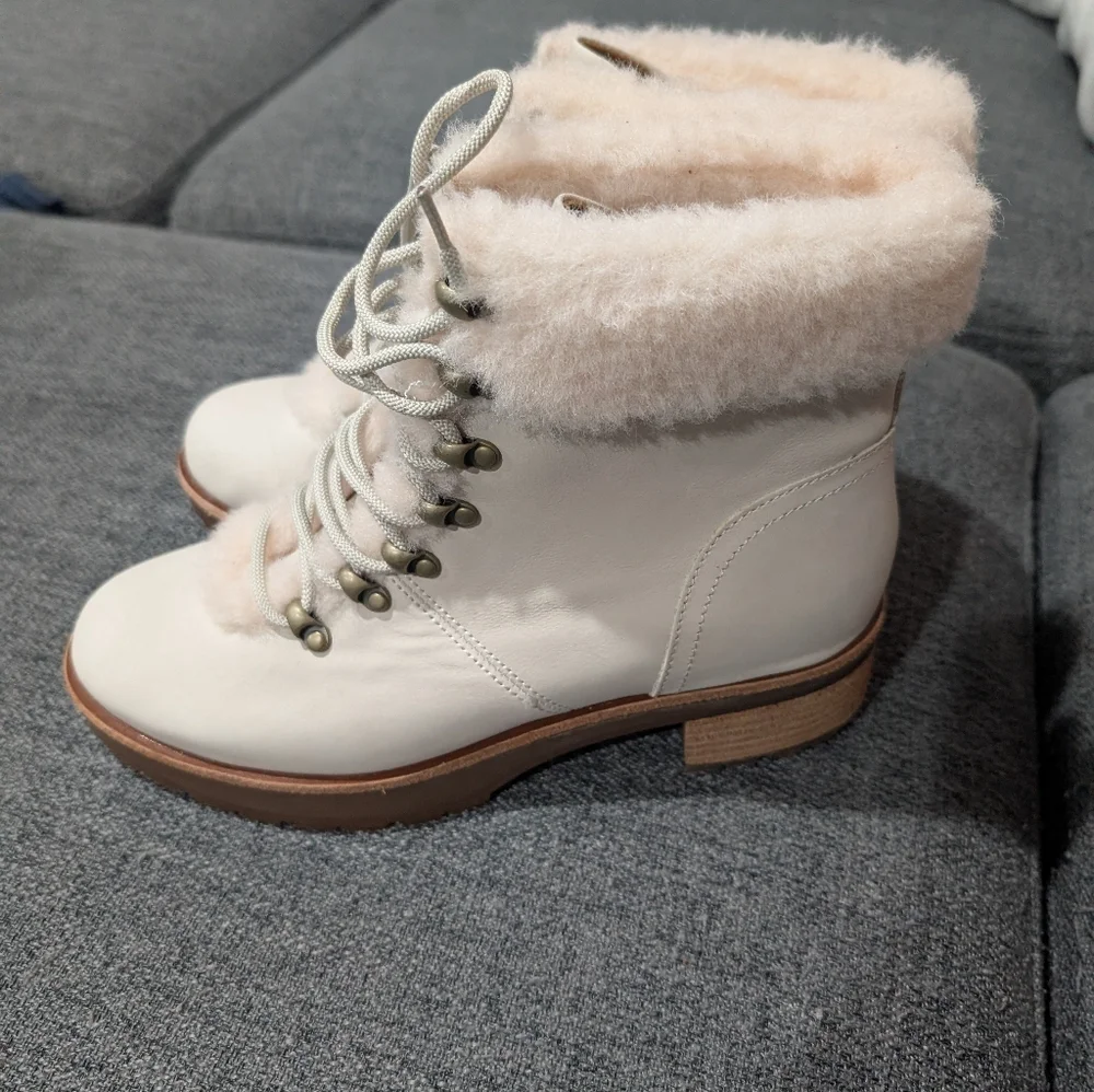 Kork-Ease Women’s Winslet Hiker Ankle Boot In Cream